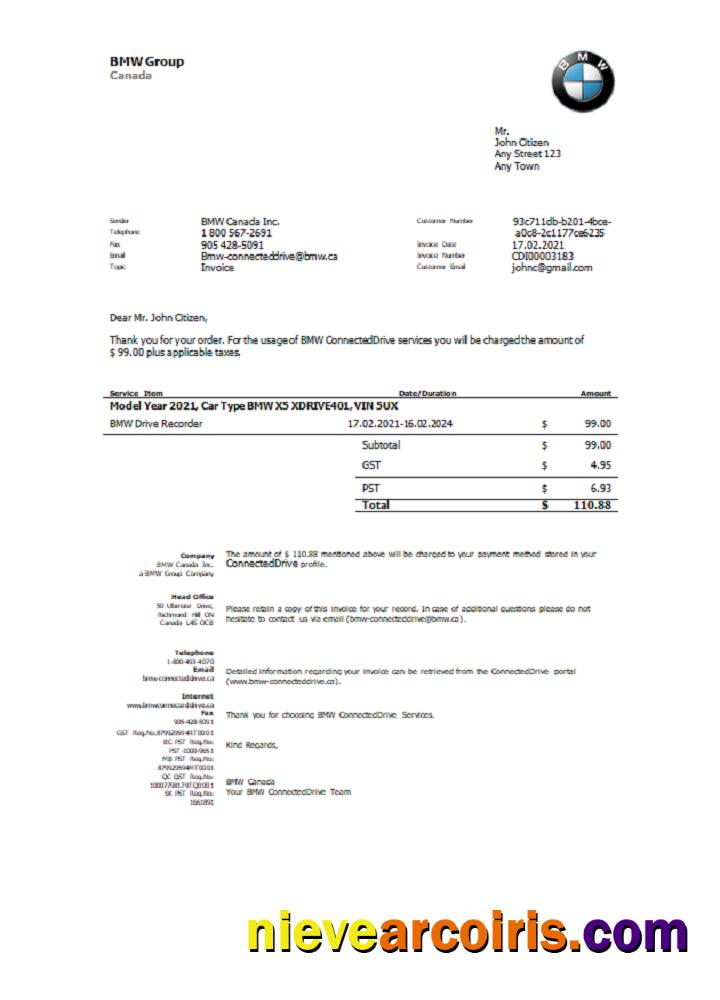 USA BMW invoice (2)